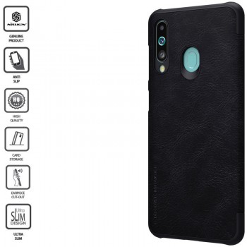 Odinis Nillkin qin serijos dėklas - juodas (GALAXY A60) Odinis Nillkin qin serijos dėklas - juodas (GALAXY A60)